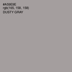#A59E9E - Dusty Gray Color Image